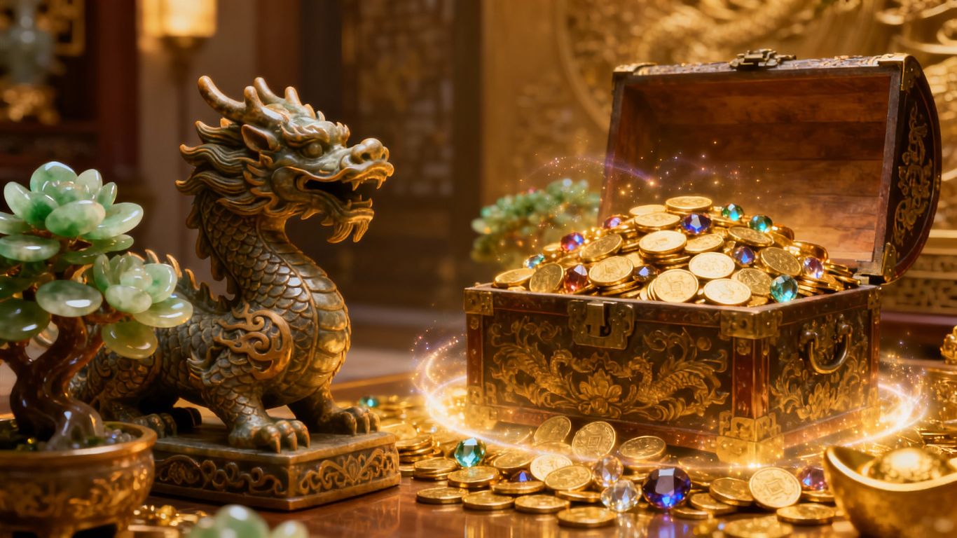 財富之室,金光閃耀,財源滾滾