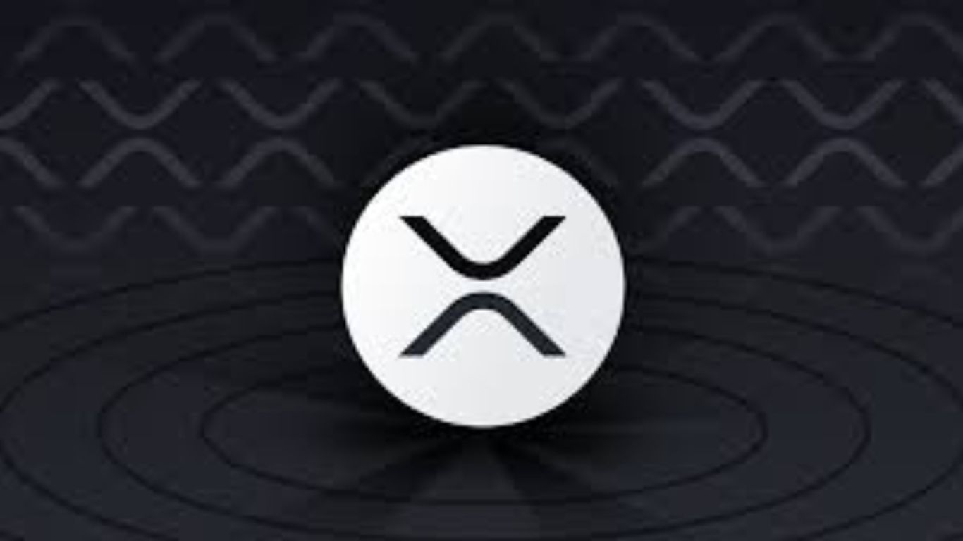 Circular logo with a stylized wave pattern on a dark background.