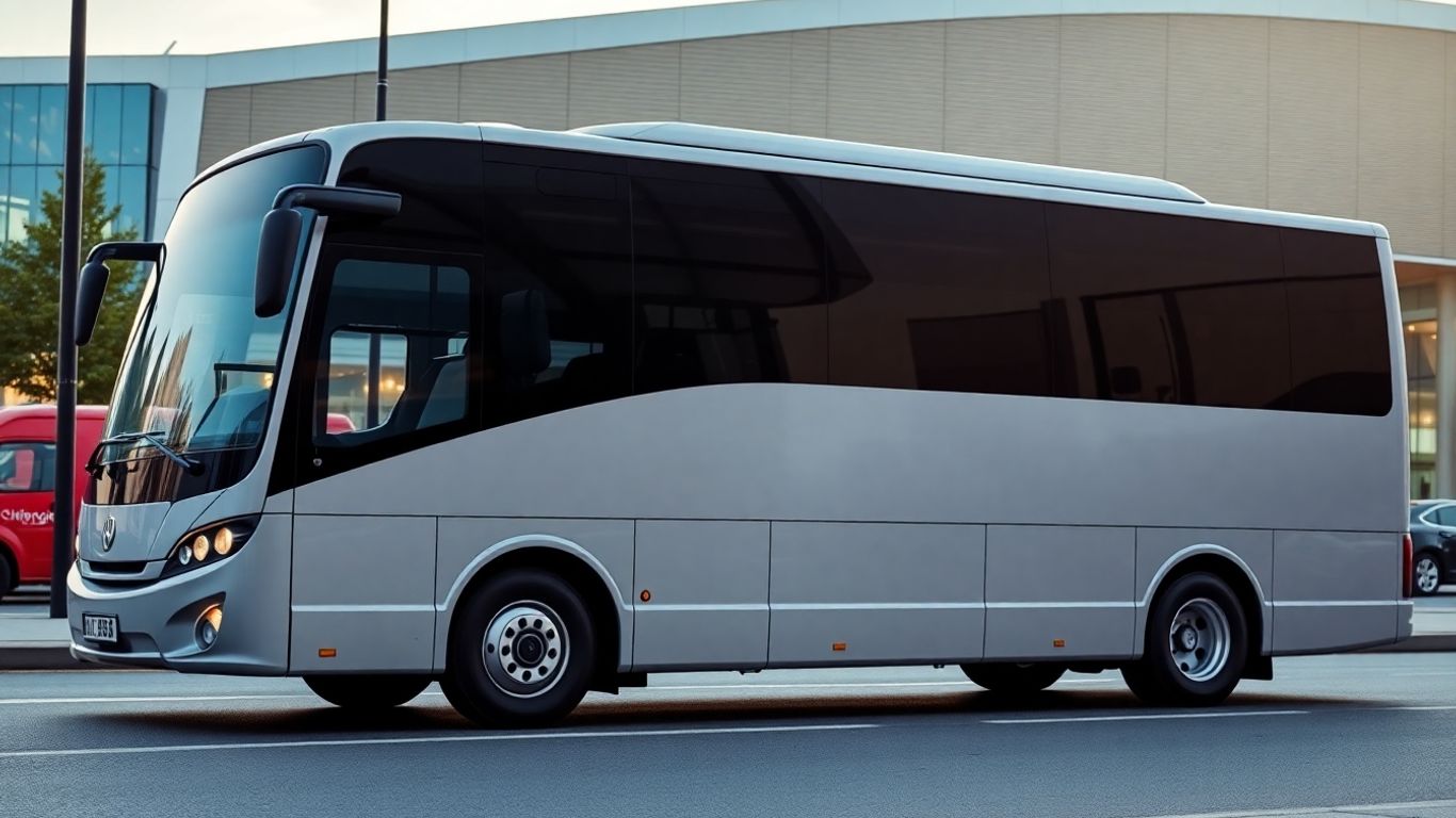 Minibus ready for Gatwick Airport transfer