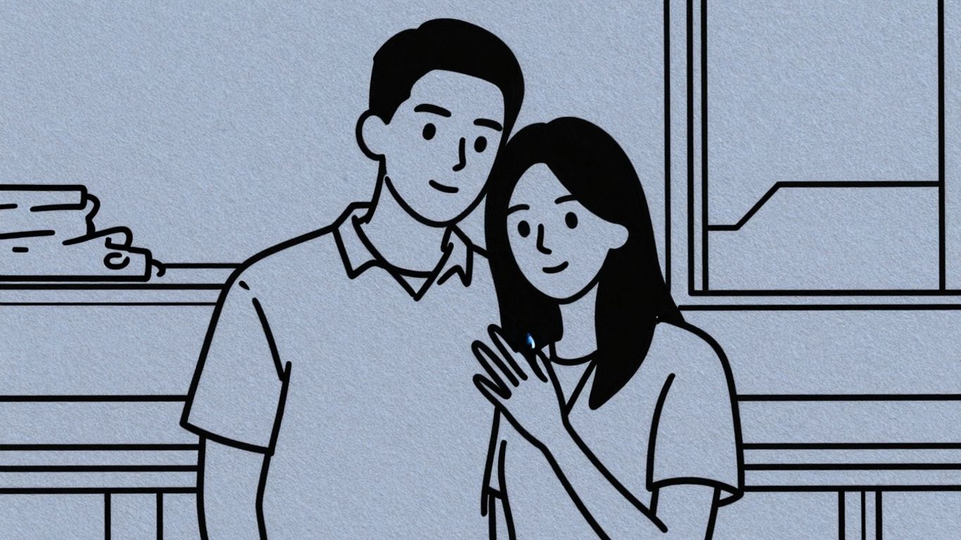 Personalised line art illustration of a memory.