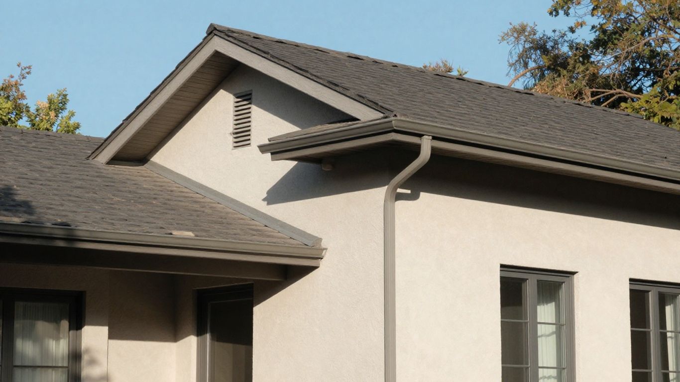 House exterior with focus on roof and walls.