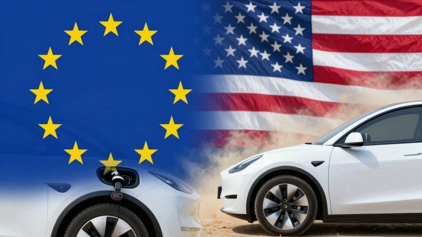 Electric vehicles, EU ban, US incentives, global market