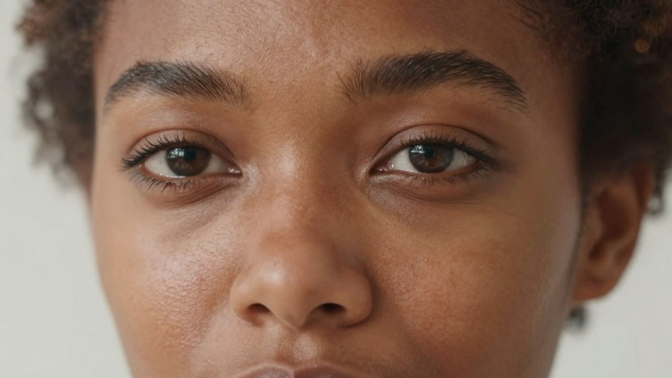 Woman's glowing skin with visible blood flow