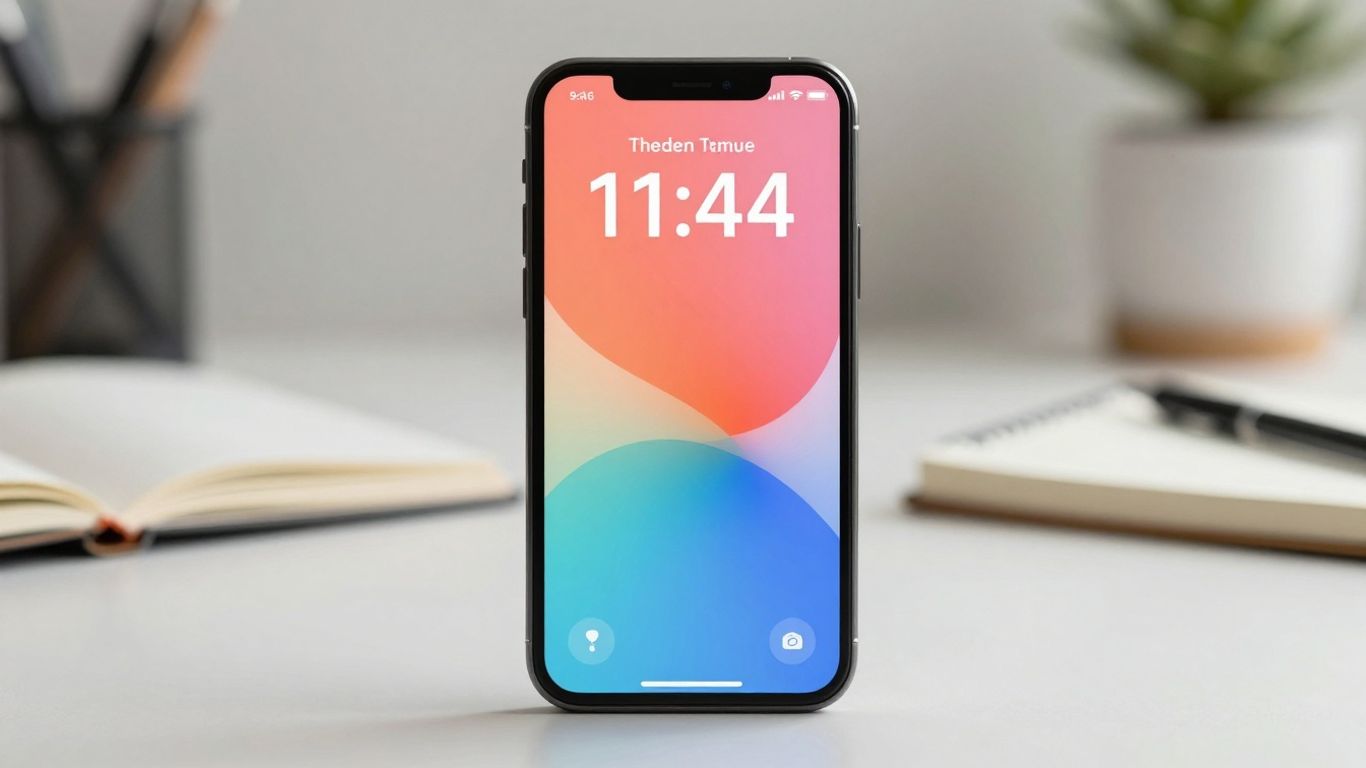 Pomodoro timer app on a smartphone screen.