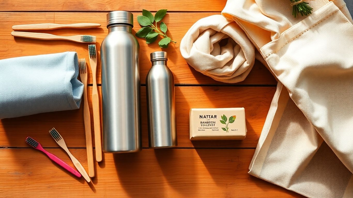 Produse sustenabile pentru un stil de viață zero waste.