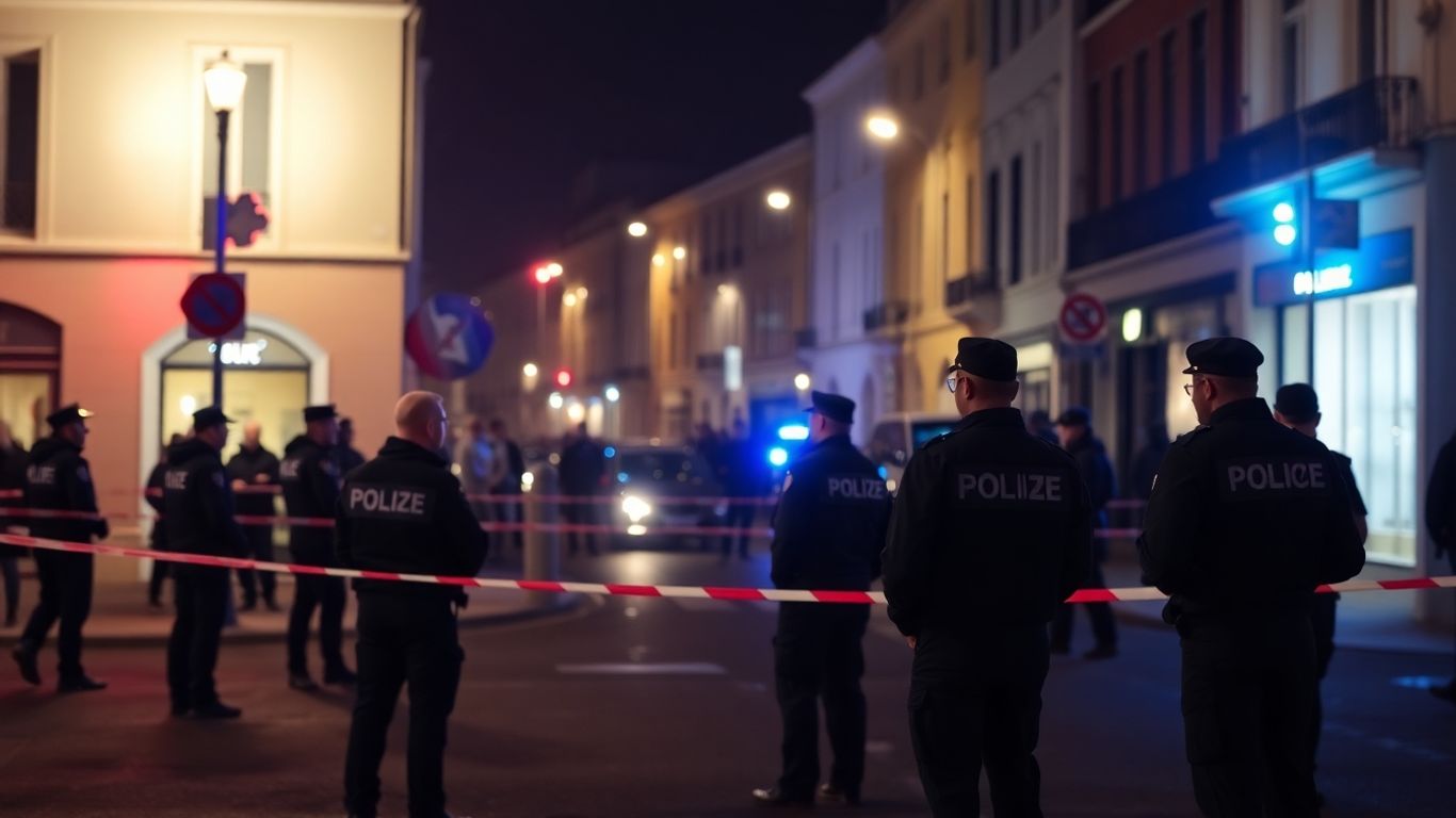 Scène de crime dans le 8e arrondissement de Lyon