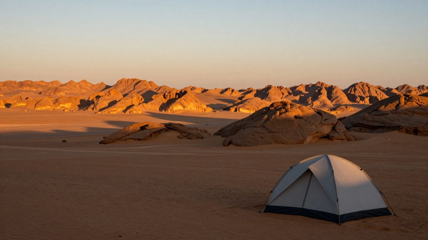 Sunrise over desert ridges near Cape Royal Trail.