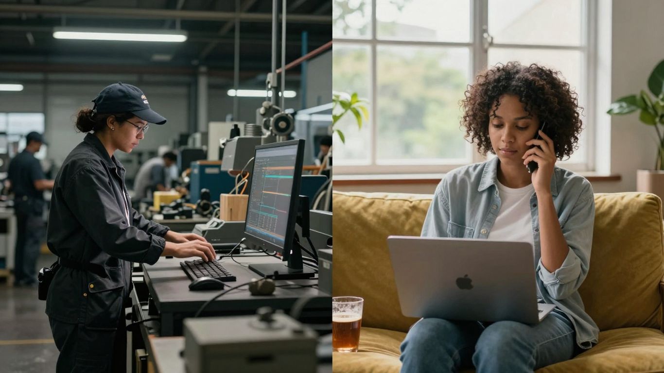 Werknemer geniet van vrije tijd na ploegendienst