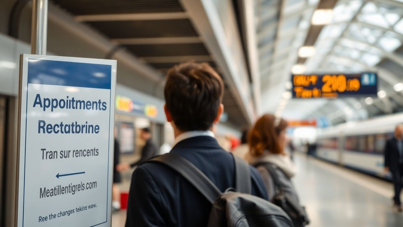 Guichet SNCF sur rendez-vous