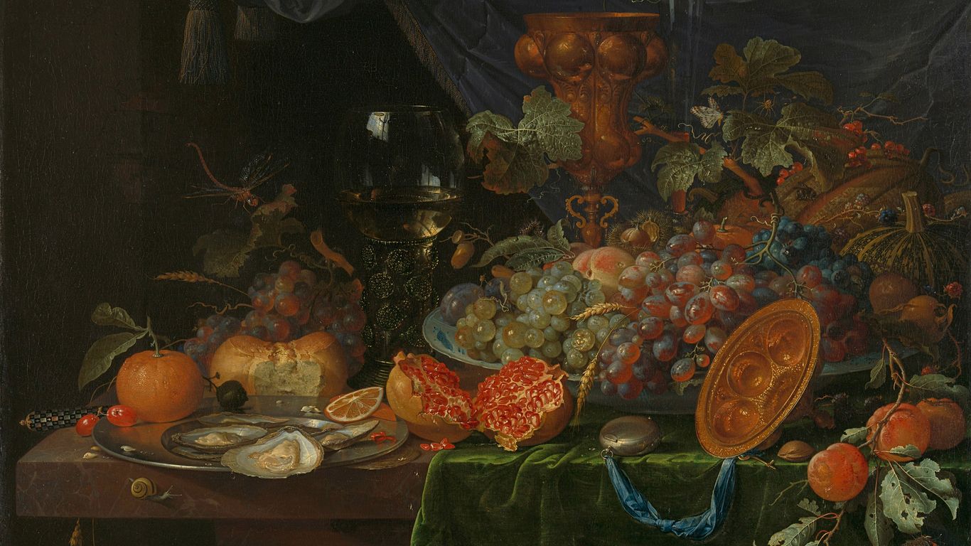 fruits on brown wooden table