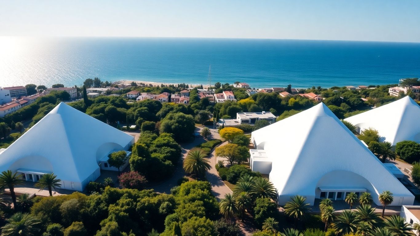 La Grande-Motte : architecture unique, verdure et mer Méditerranée