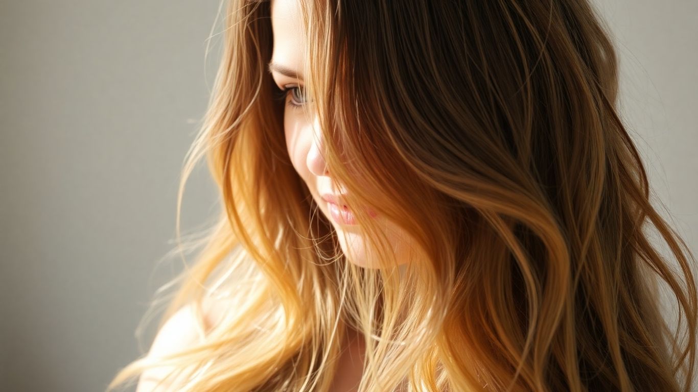 Woman with healthy, full hair