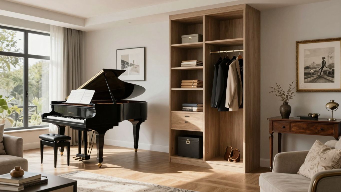 Hogar seguro con objetos de valor protegidos.