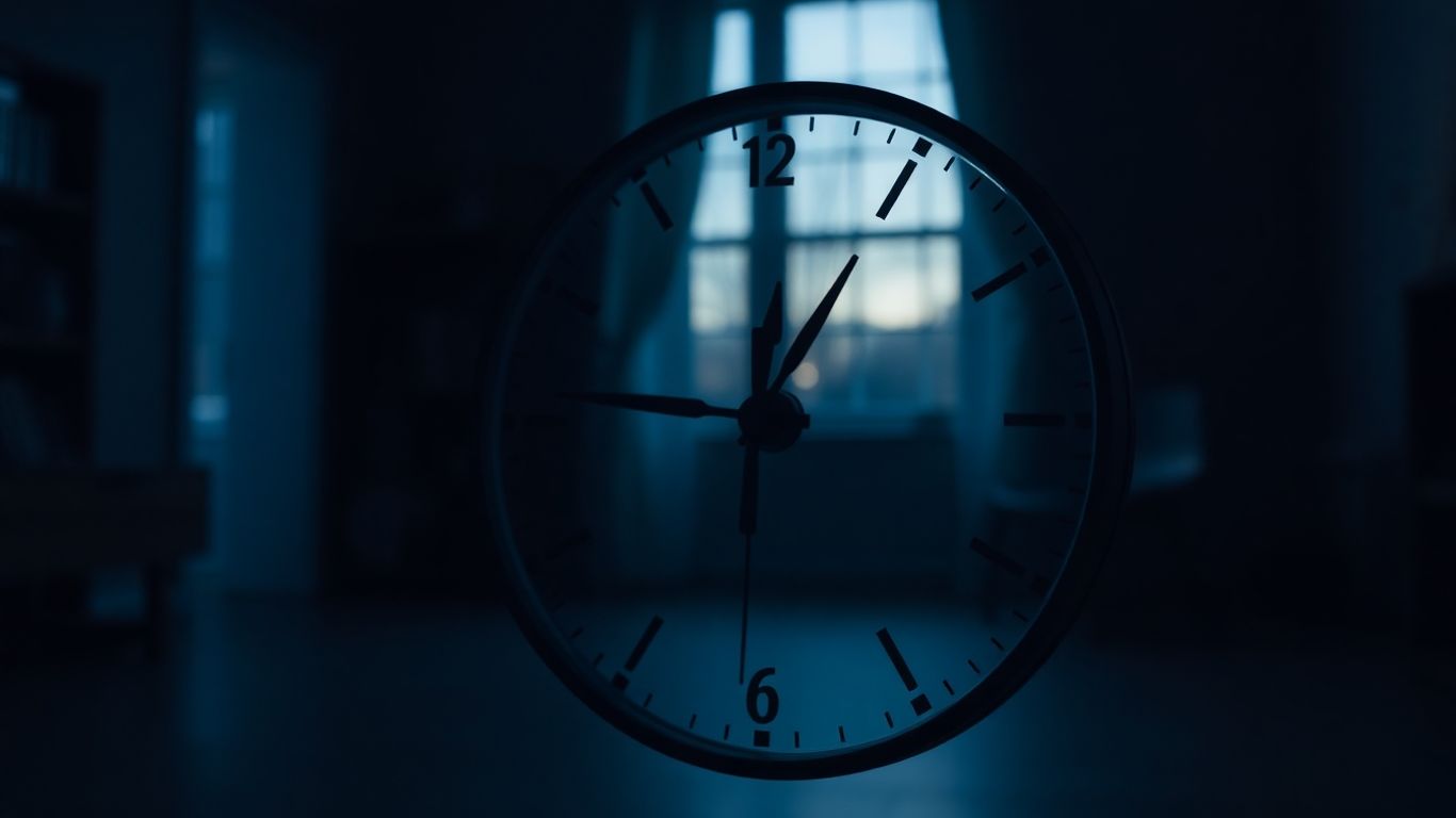 Horloge indiquant le changement d'heure vers l'hiver.