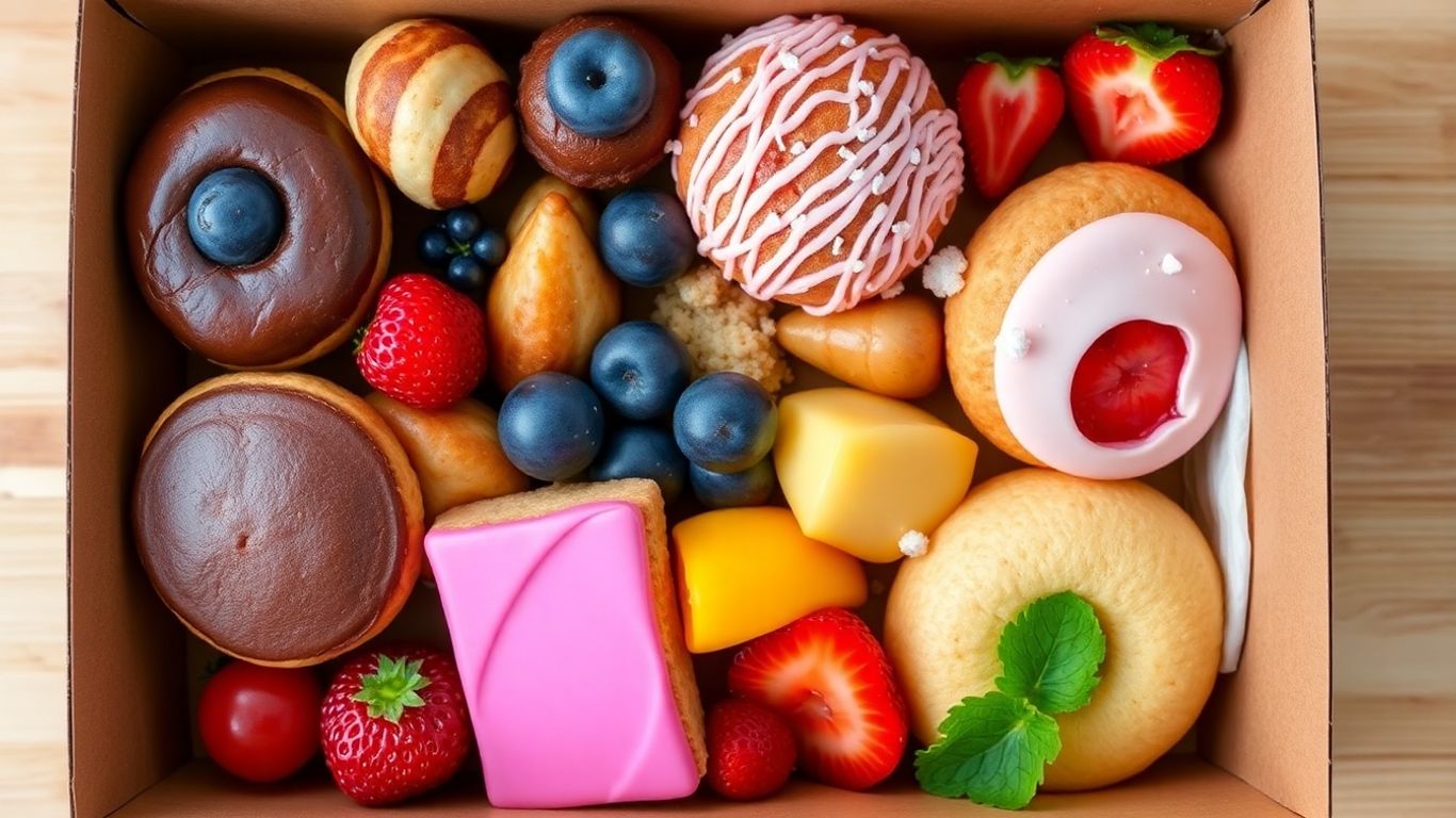 กล่องขนมวราภรณ์หลากหลายไส้พร้อมเสิร์ฟ