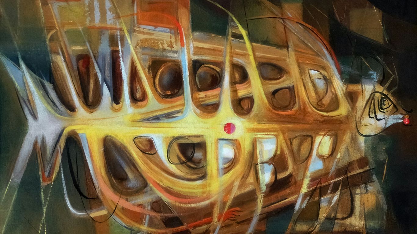 musical crescendo abstract