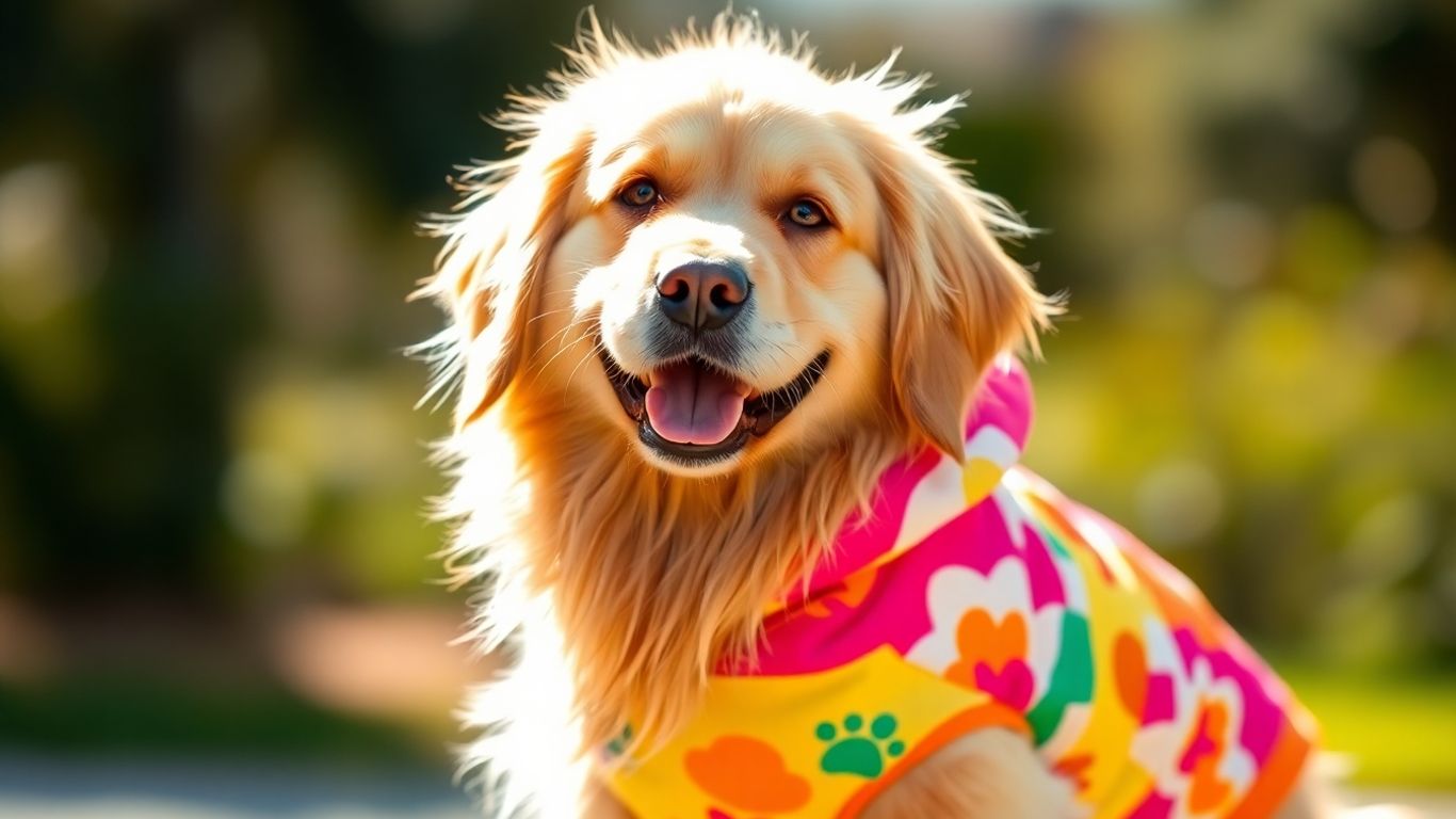 Dog wearing a custom designed hoodie