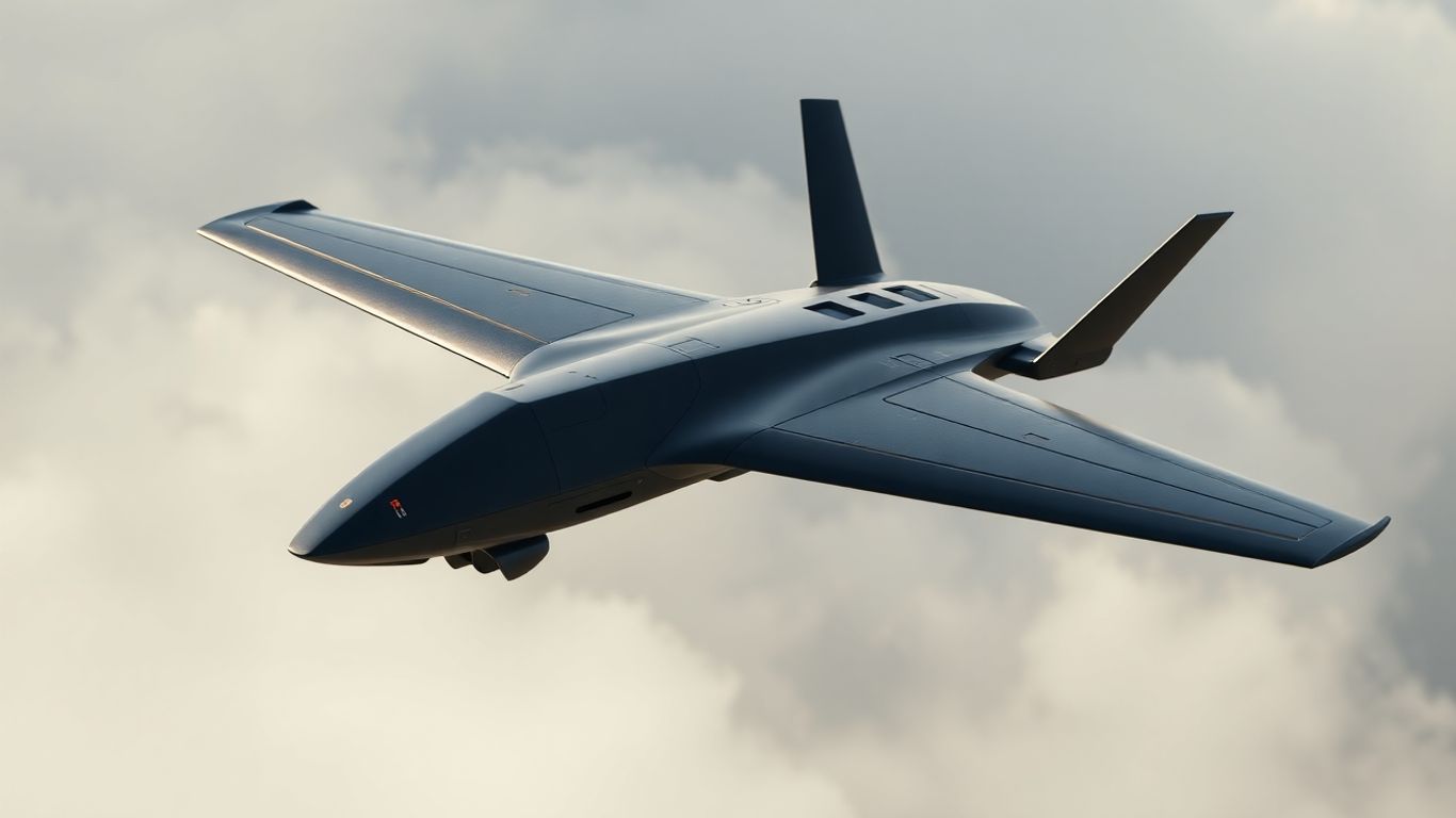 Helsing Europa AI-powered combat drone in flight.