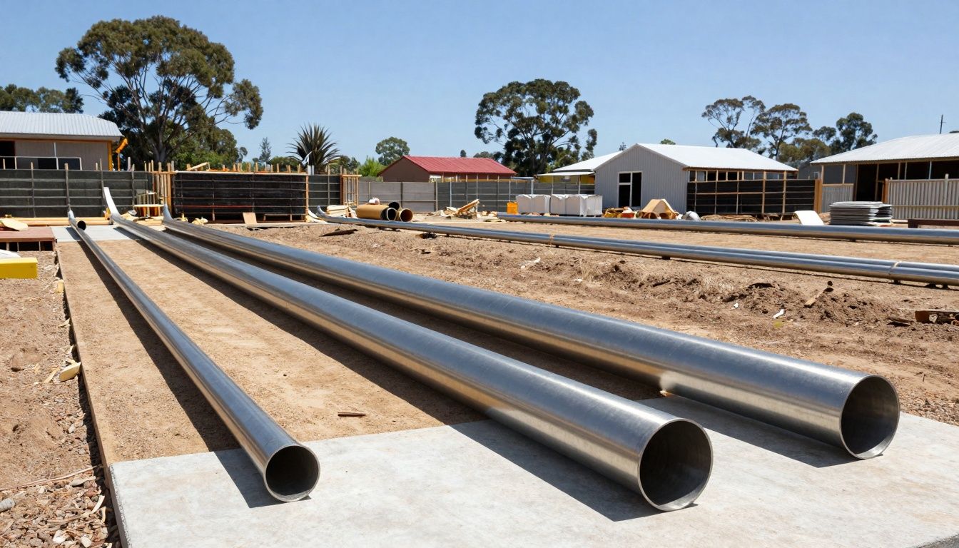 Comparison of stainless steel drainage channels versus GRP drainage channels in an Australian construction setting