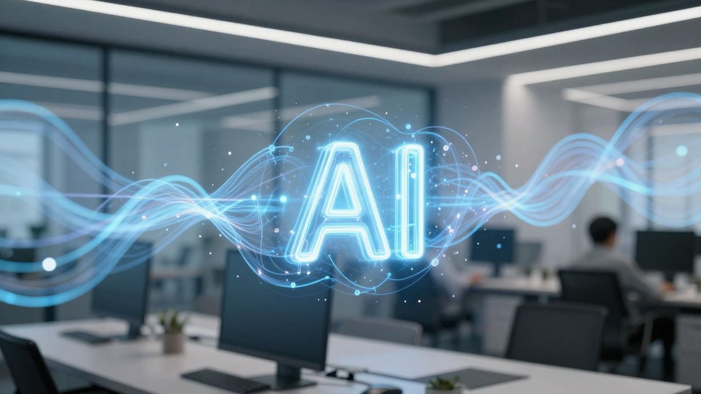AI agent transforming business operations with technology.