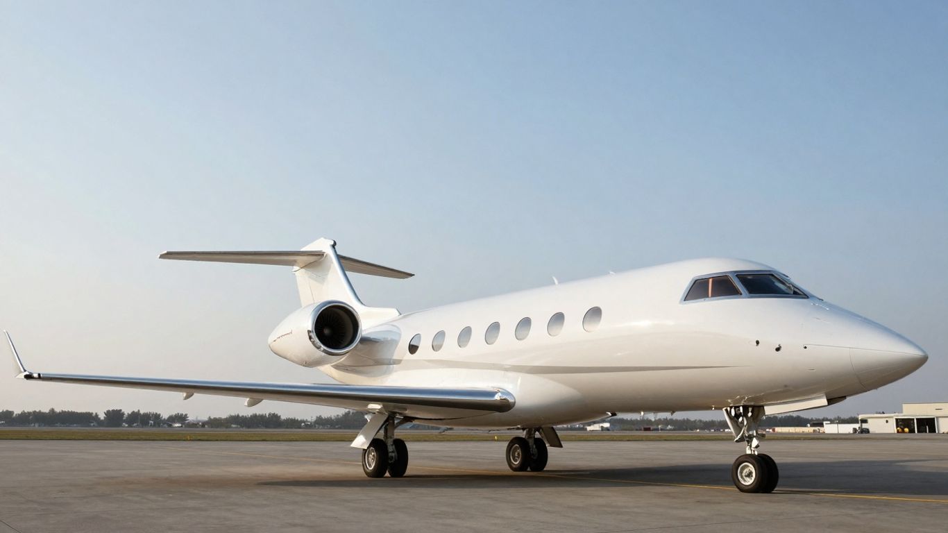 Bombardier Global 7500 private jet exterior
