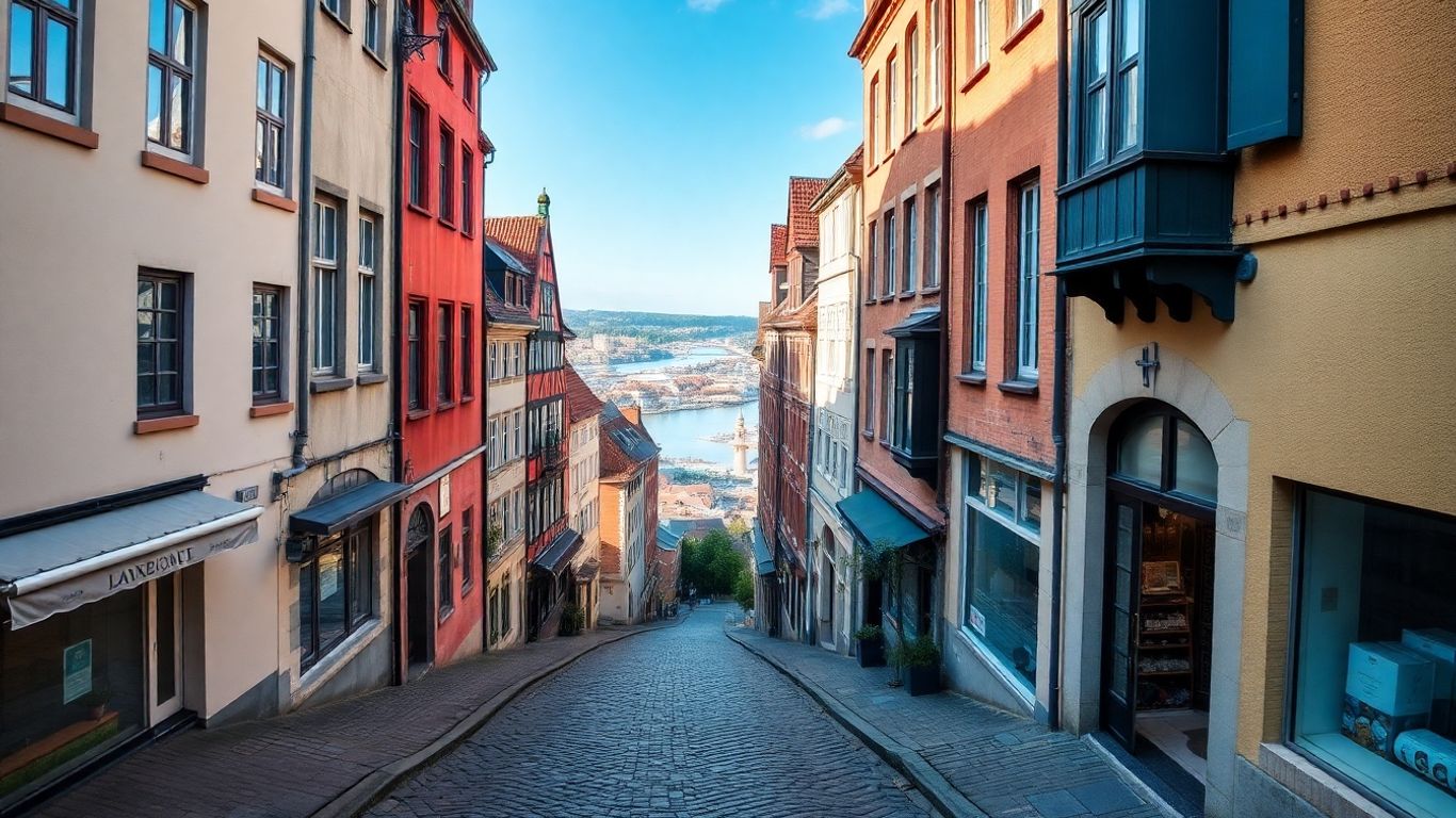 Hotels in Düsseldorf Altstadt mit historischer Architektur