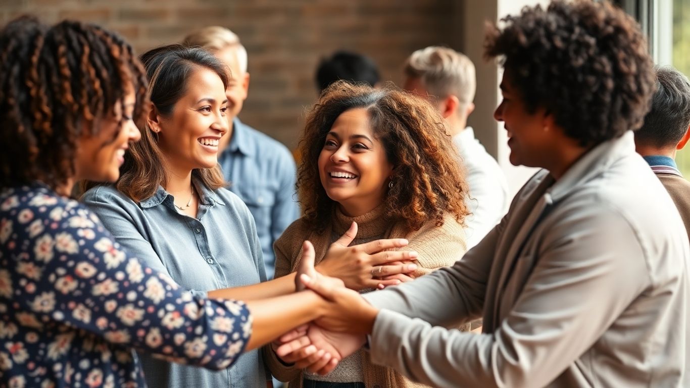 People connecting and building strong customer relationships.