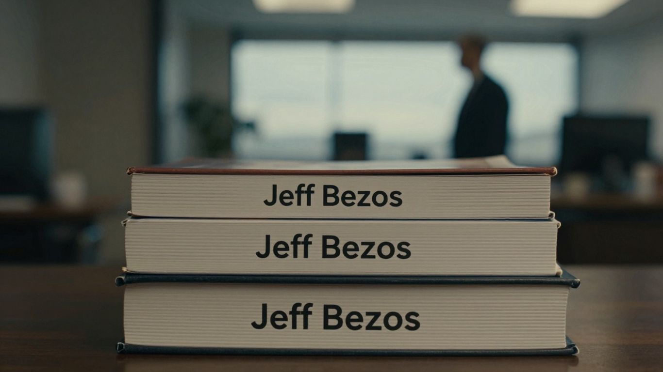 Books about Jeff Bezos and business execution.