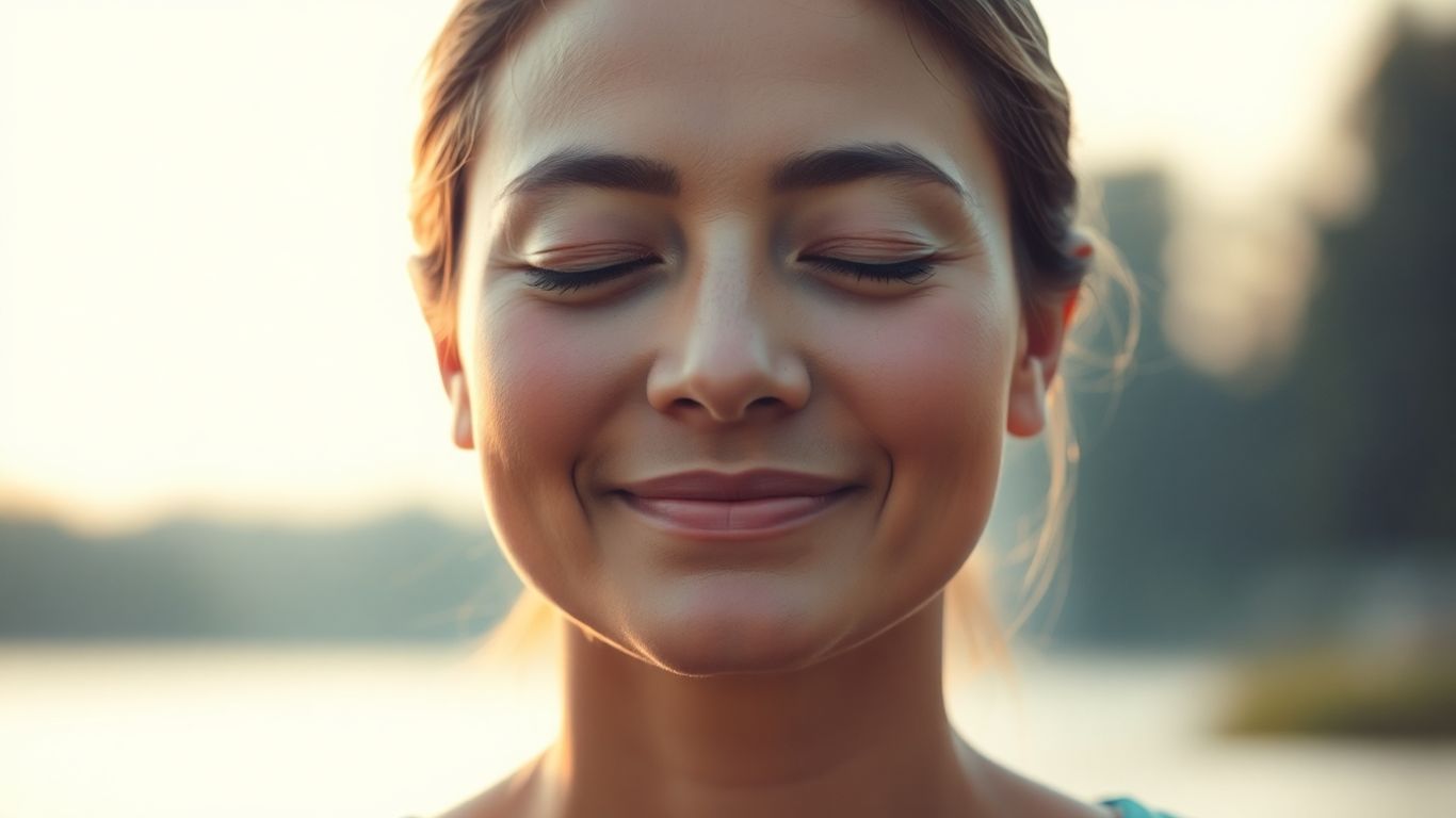Person meditating peacefully, finding relief from chronic pain.