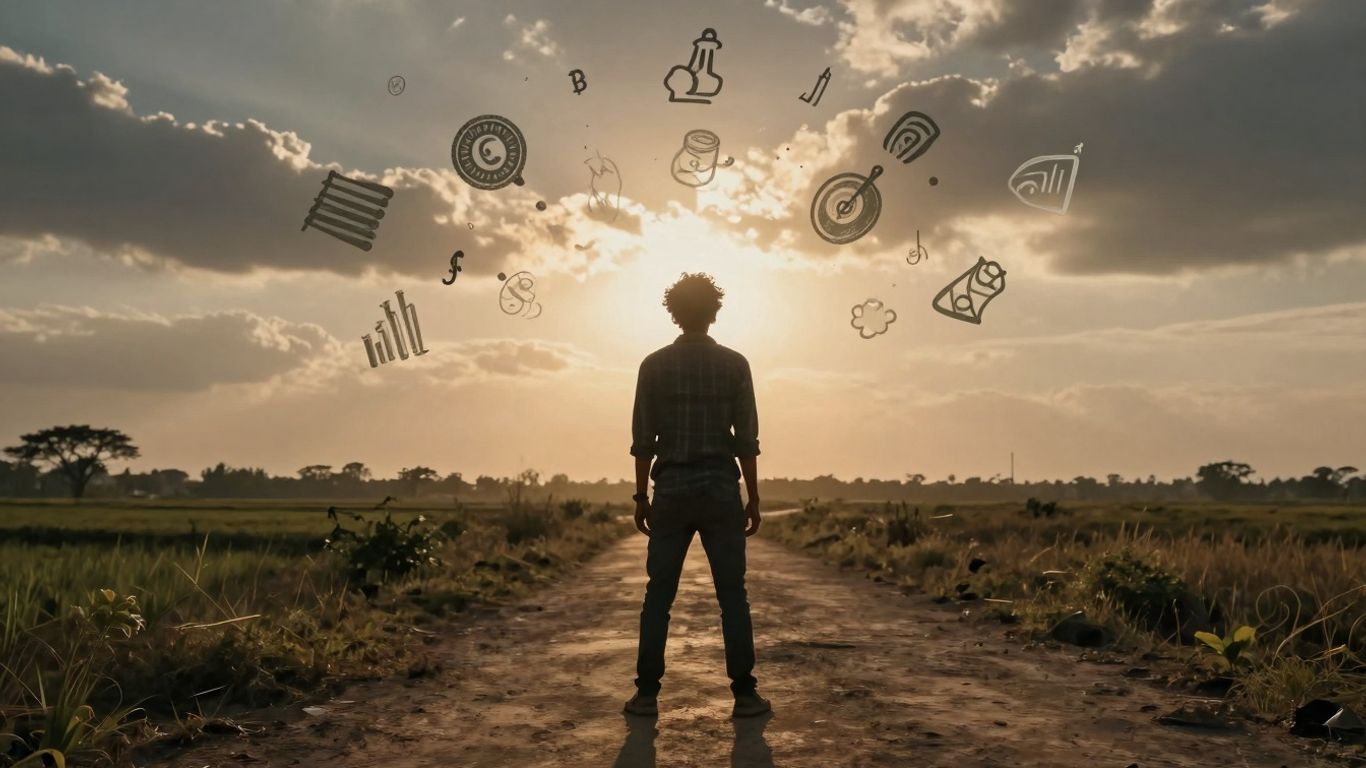 Person achieving financial freedom with NerdWallet.