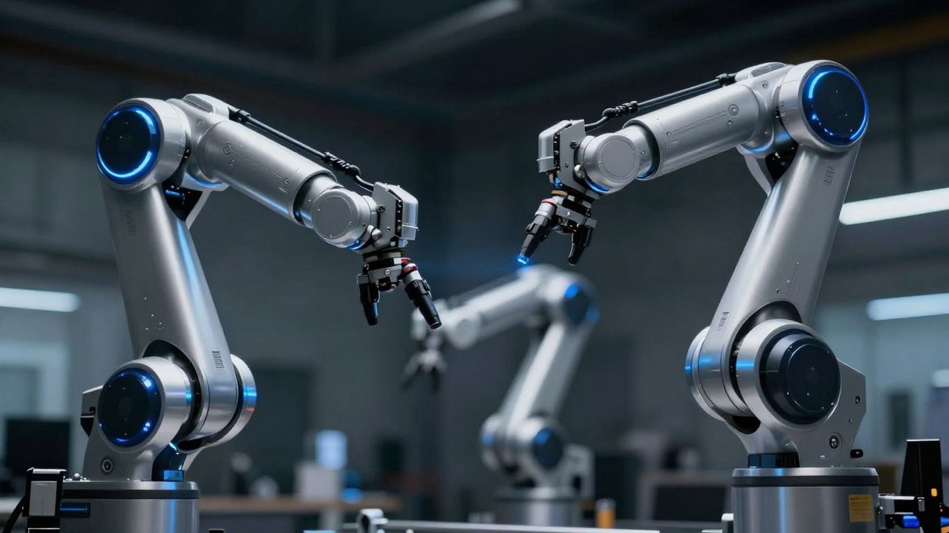 Robotic arms with advanced motion control.