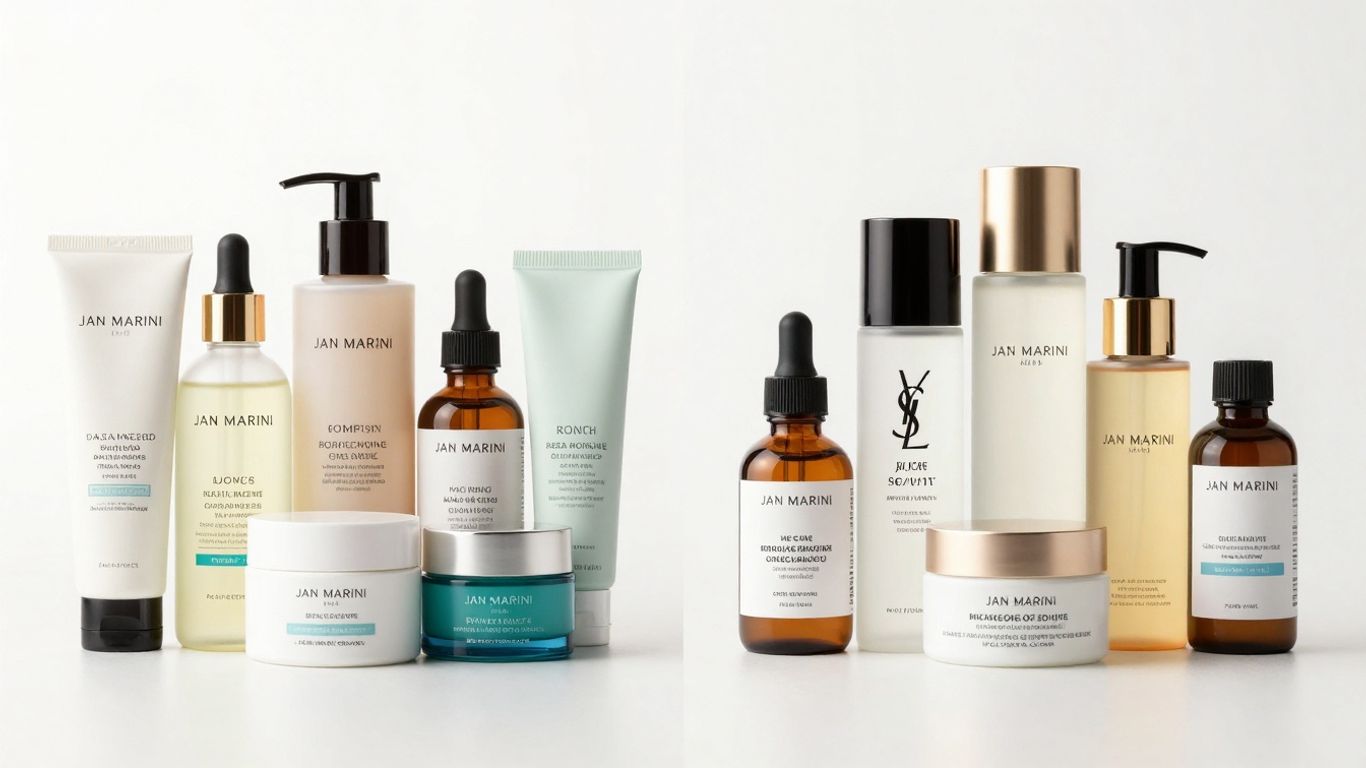 Jan Marini skincare products compared to competitors.