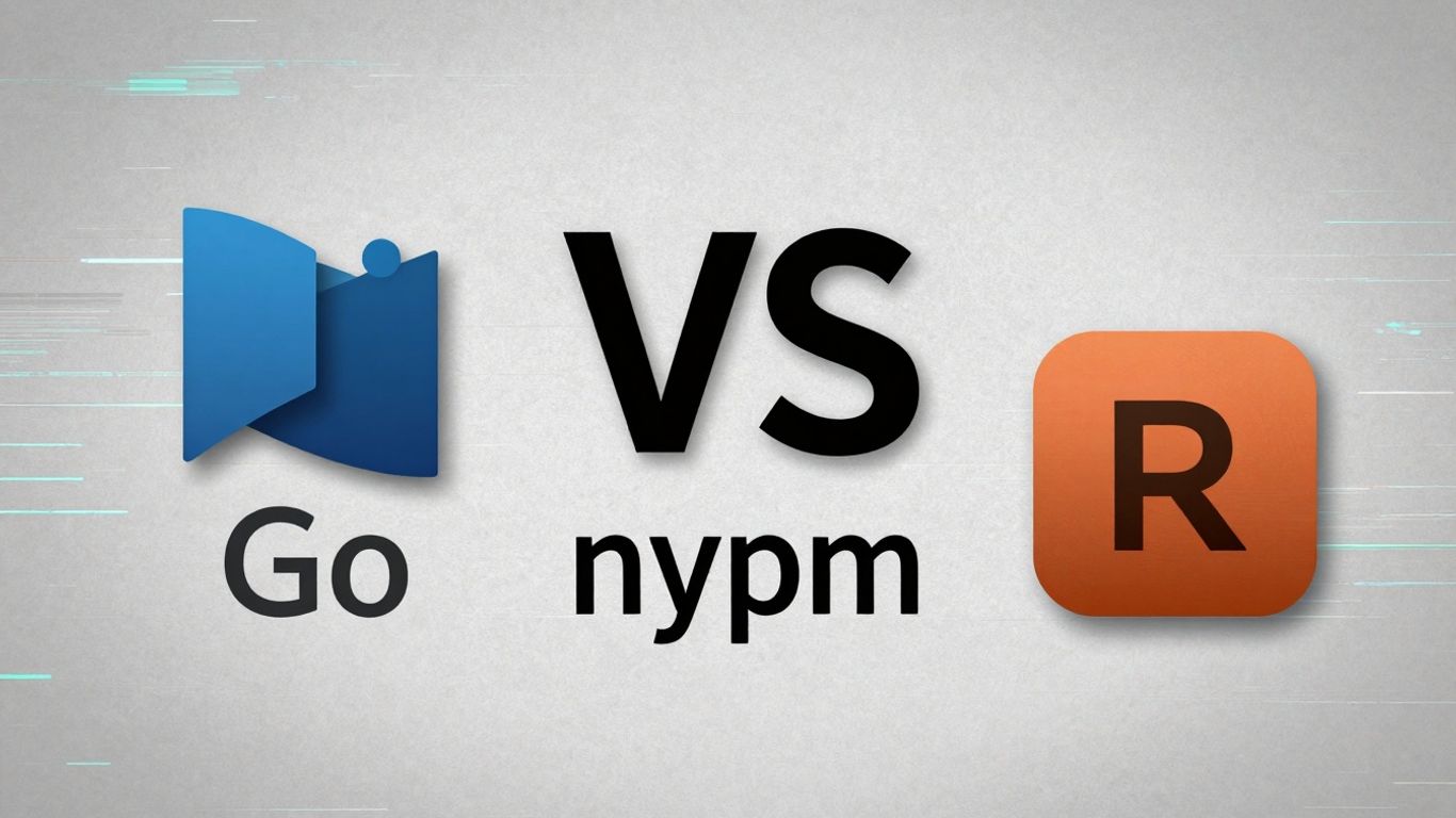 Compromised developer tools icons with a dark, glitchy effect.