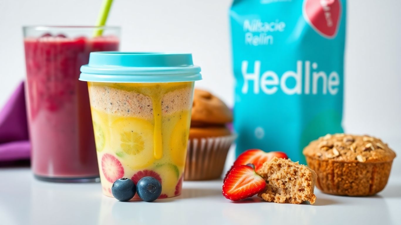 Healthy breakfast on the go