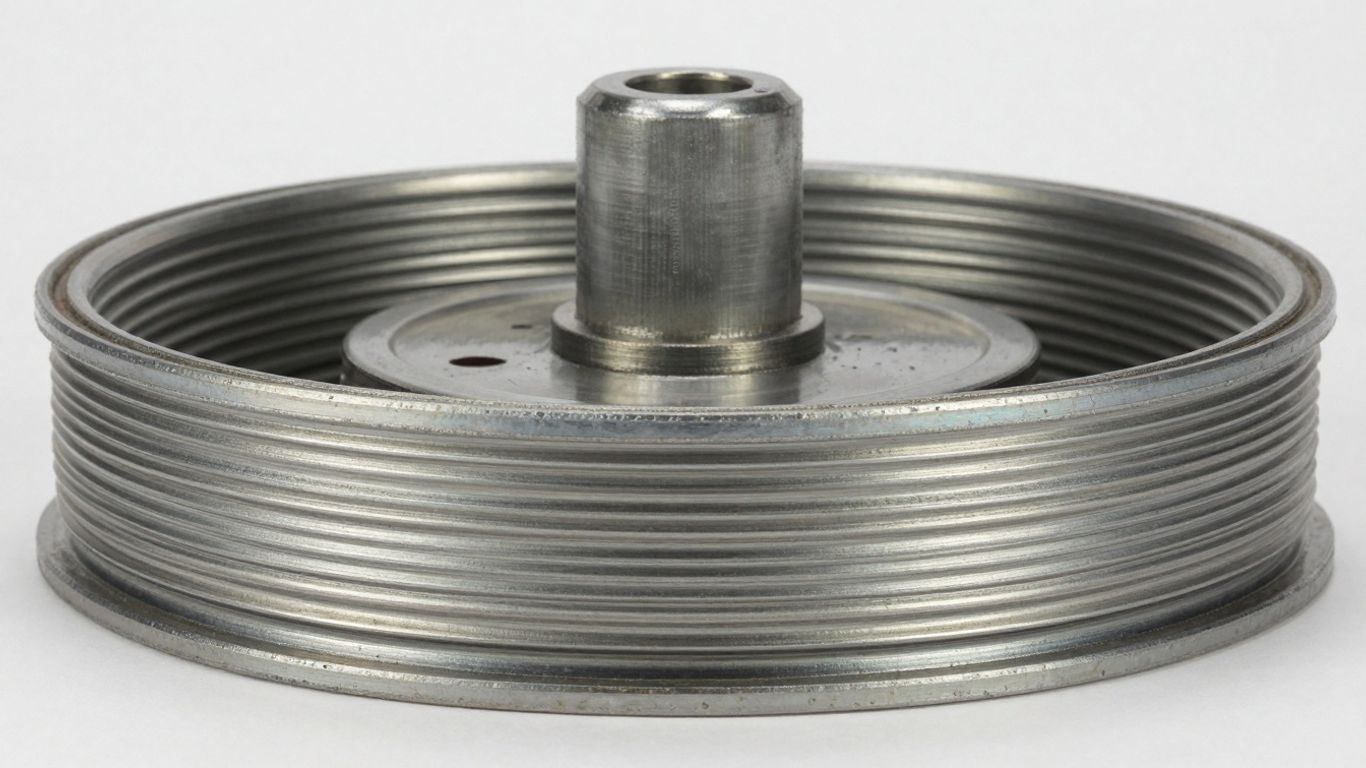 Close-up of a well seal