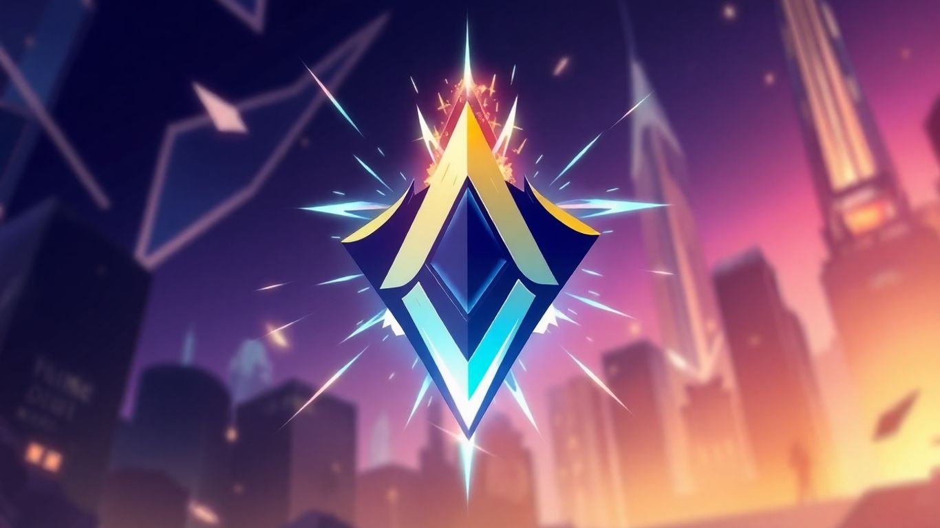 Fnatic Valorant team logo with futuristic esports background.