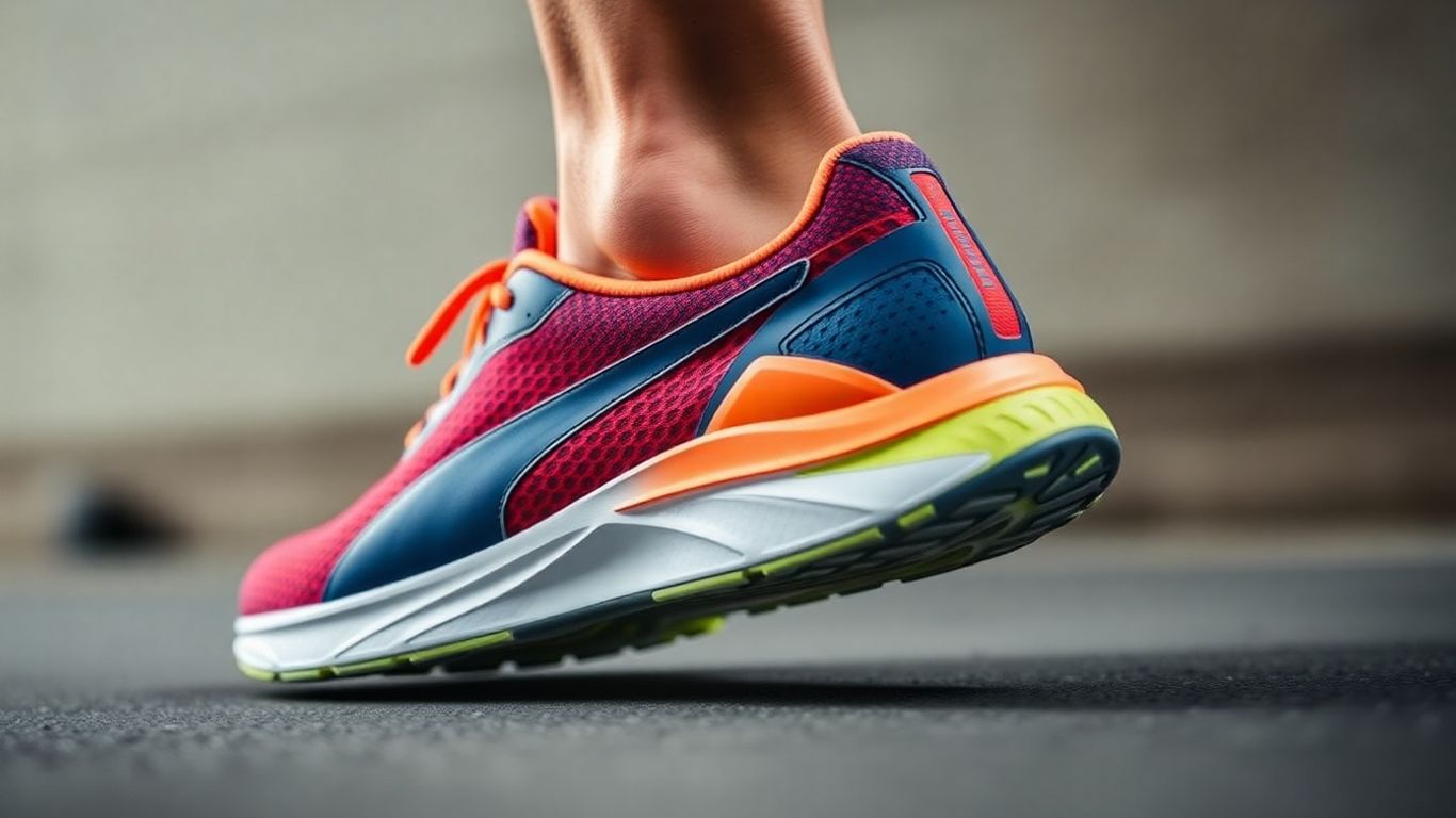 Puma Deviate Nitro 2 running shoe in action.