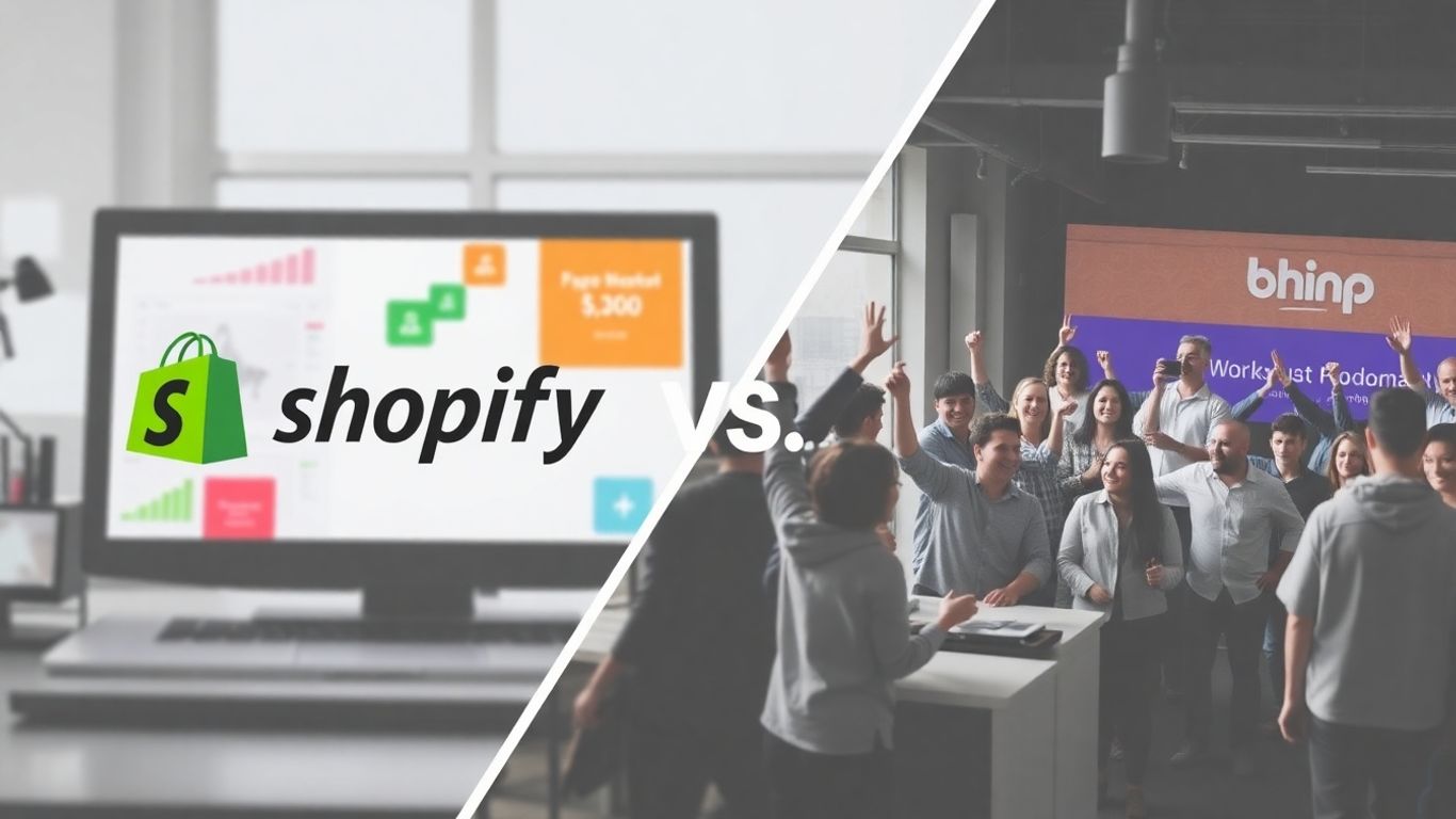 Shopify vs bHIP e-commerce models comparison