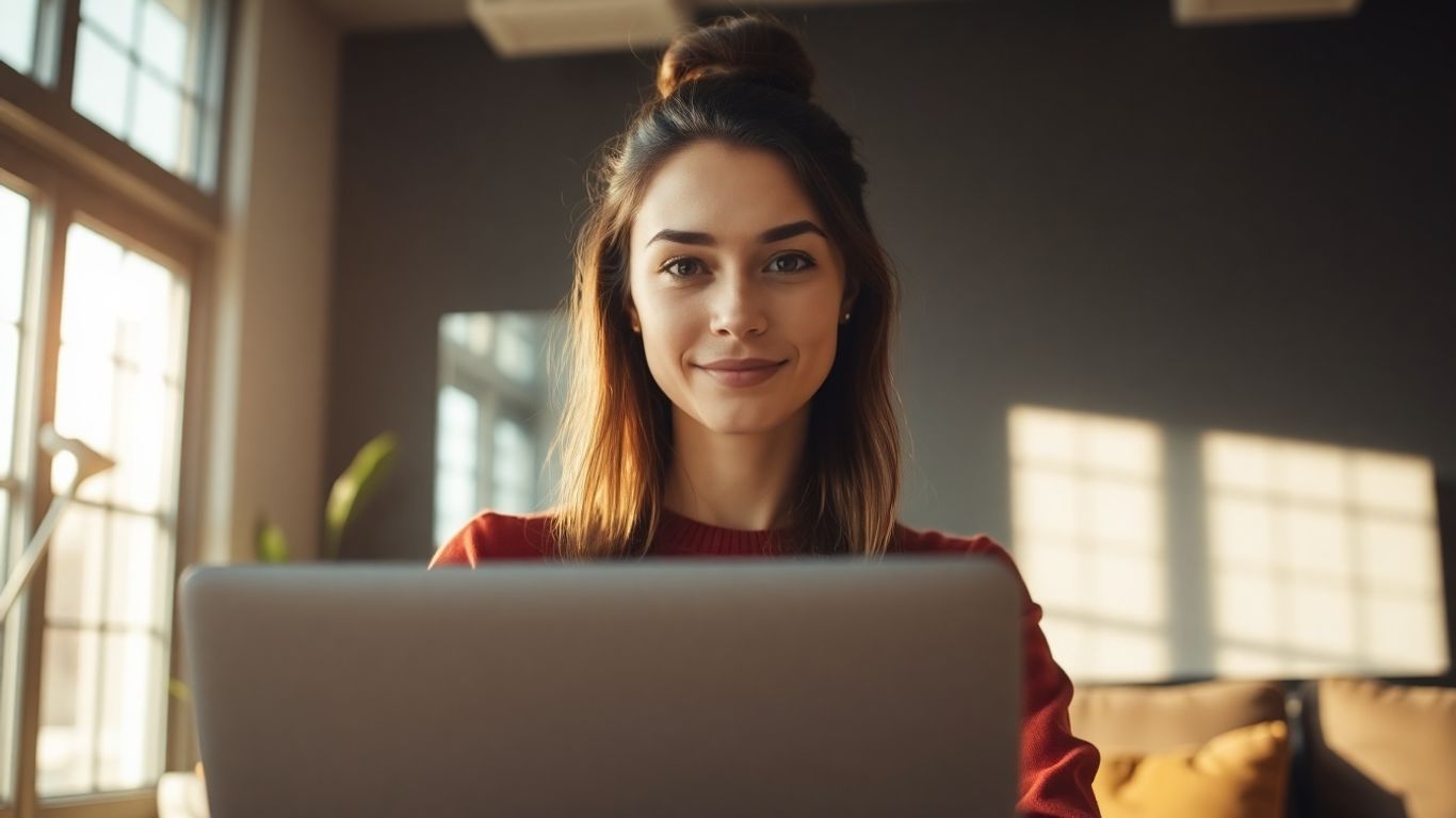 Freelancer confidently owning their professional value.