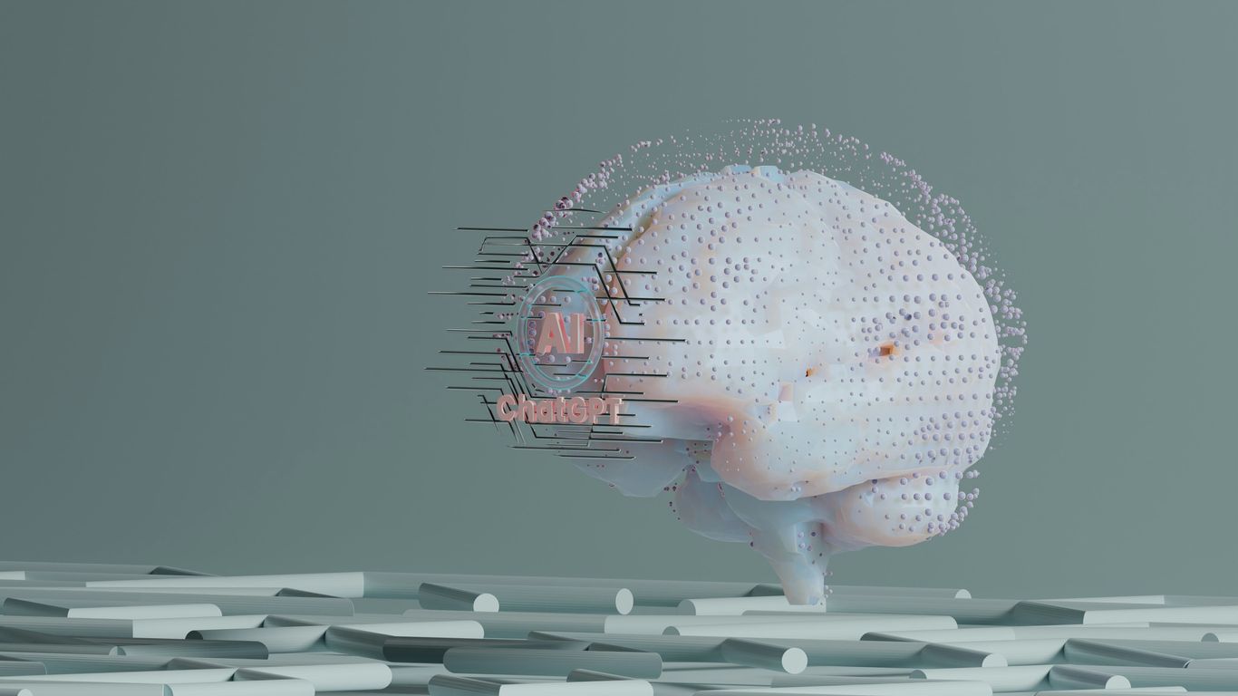 a computer generated image of a human brain