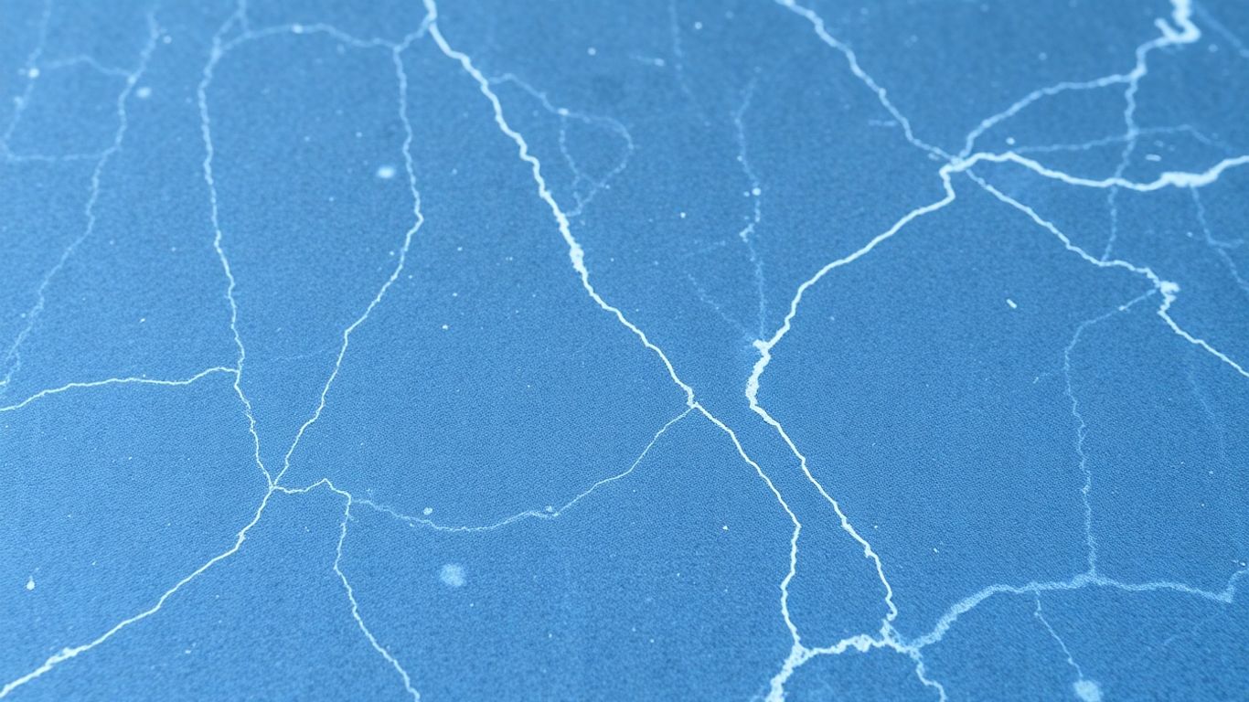 Polished bluestone marble surface with natural veining.