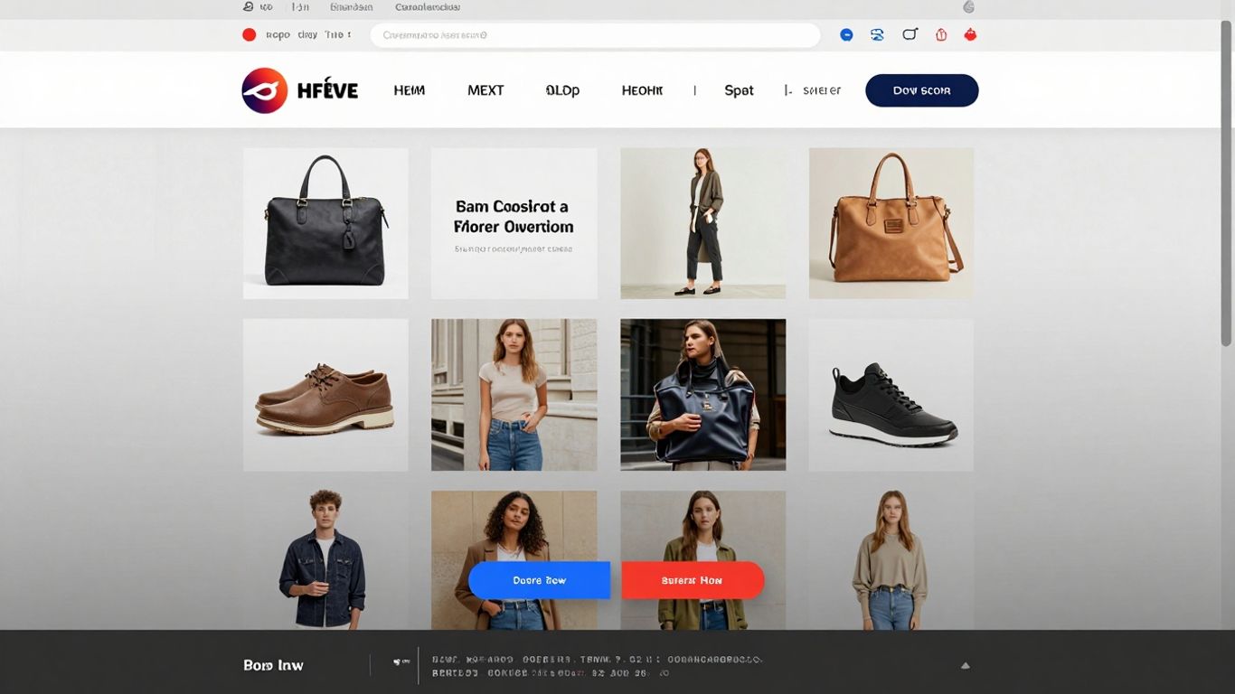 Customized WooCommerce shop page with product grids and navigation.