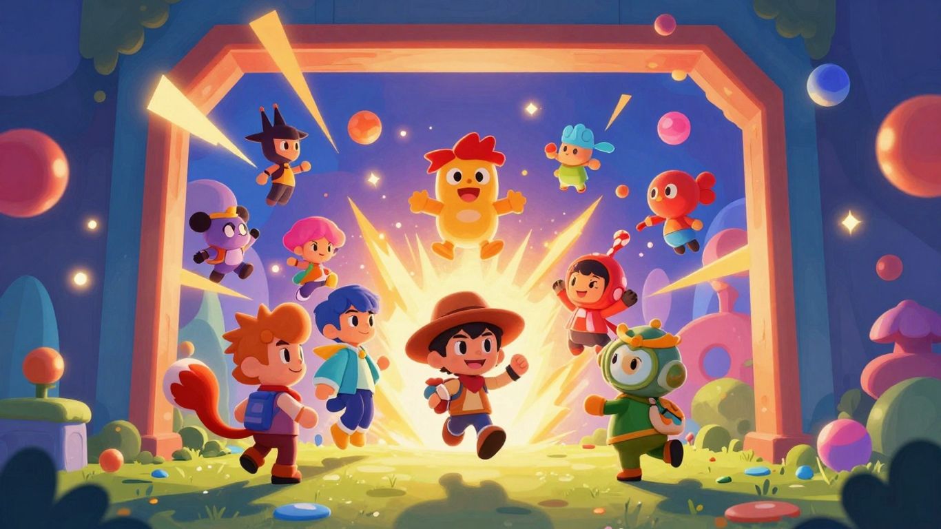 Portal to a vibrant, unblocked game world with diverse characters.