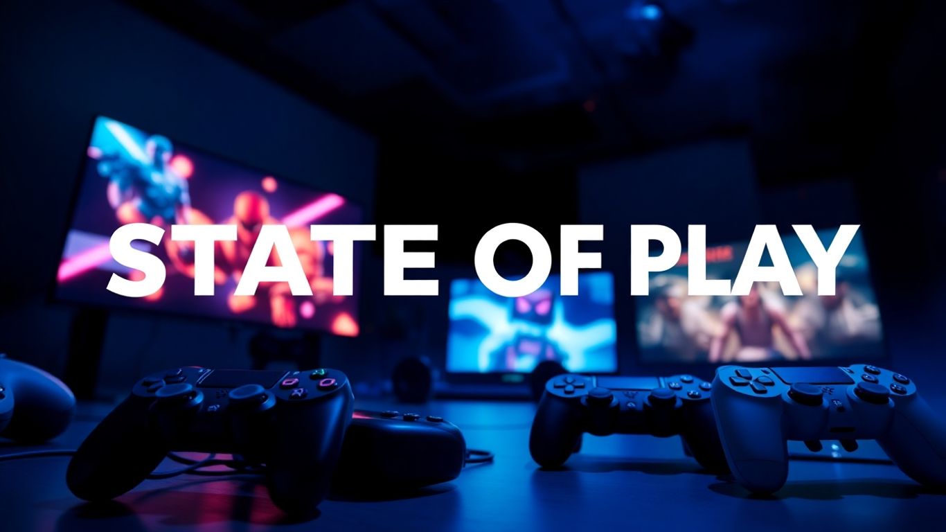 Visuels de jeux PlayStation et manettes emblématiques.