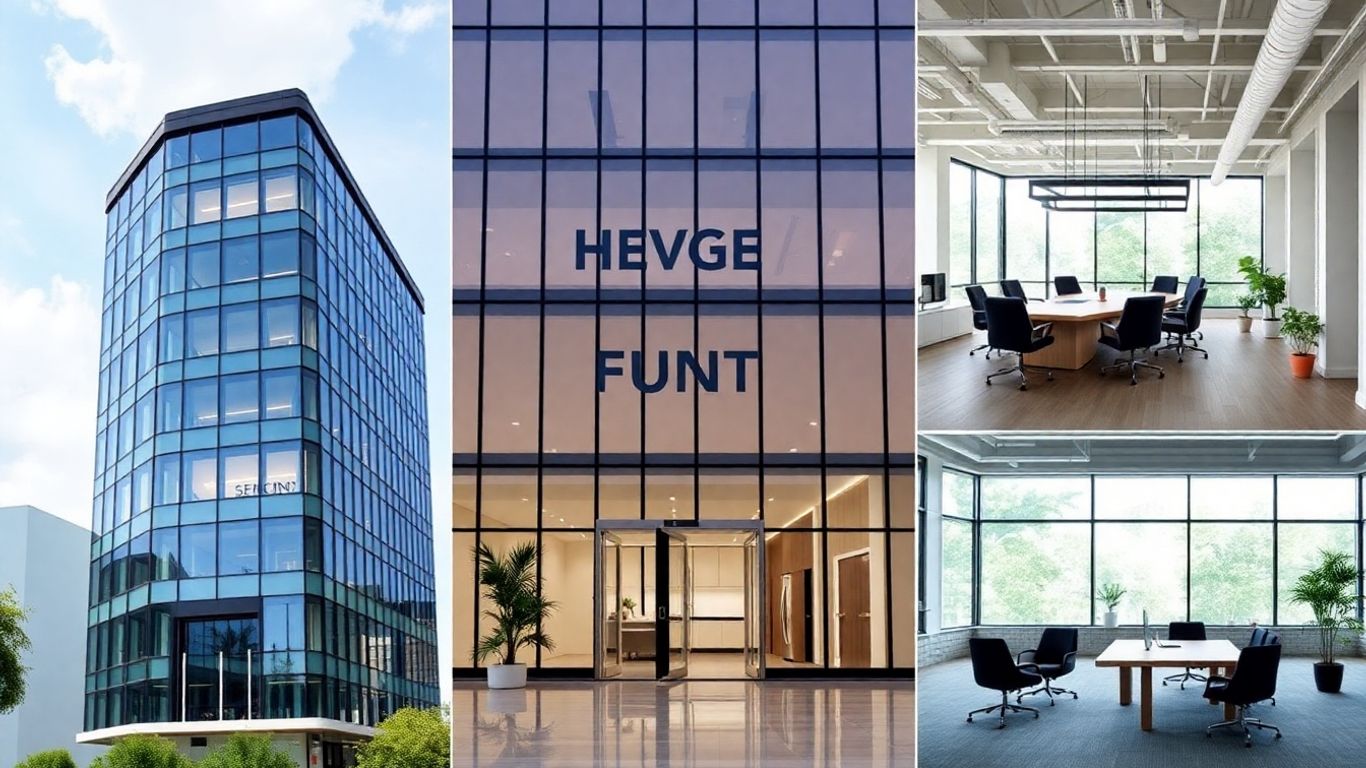 Hedge fund, private equity, and venture capital firm offices.
