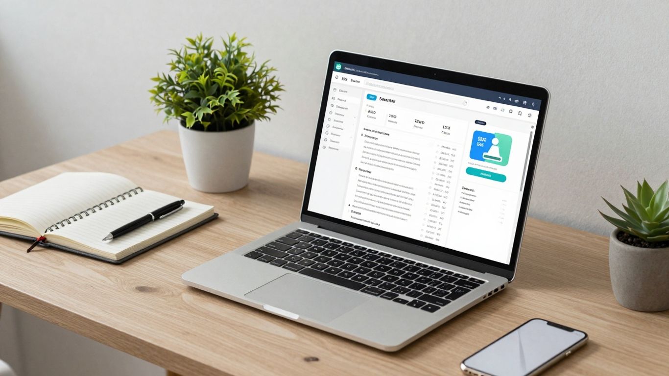 Respond.io setup dashboard on a laptop screen.