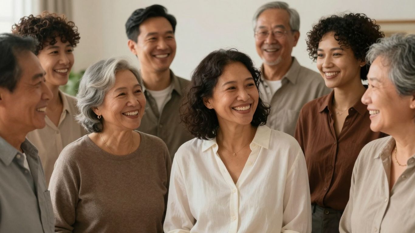 Family and home symbolizing life insurance security.