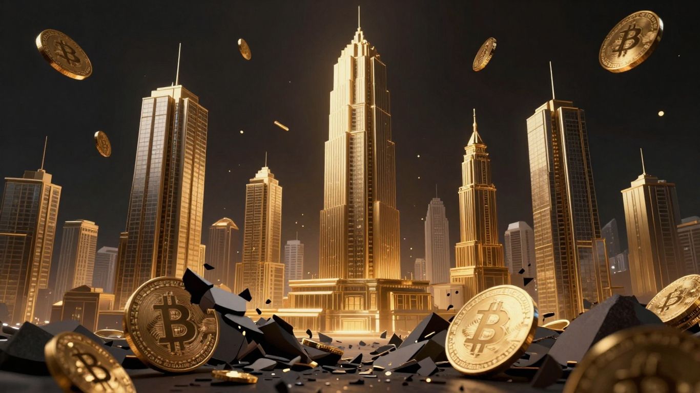 FTX crypto empire's rise and fall visualized.