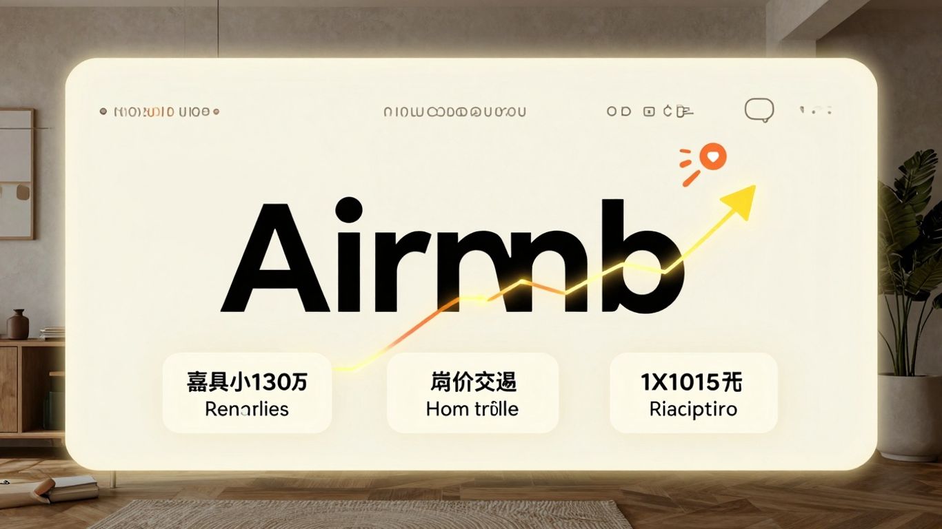 Airbnb listing with financial growth indicators.