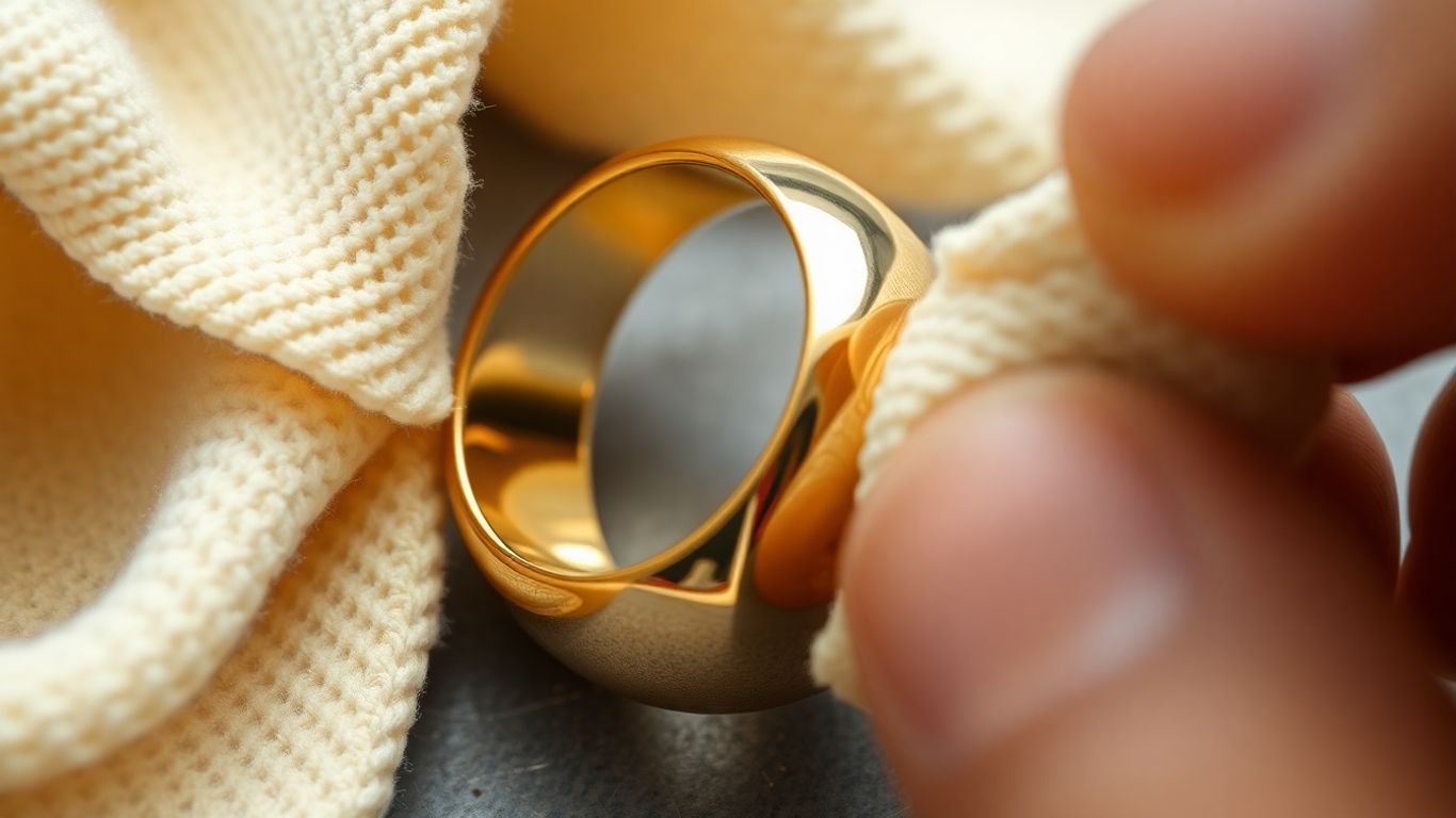 مجوهرات ذهبية مصقولة ذات لمعان مثالي.